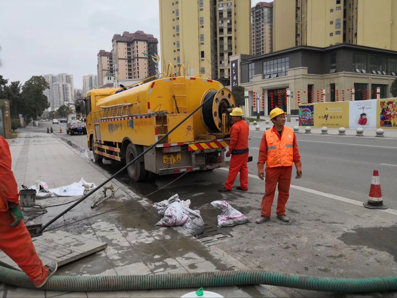 台前排污管道清淤-管道清洗