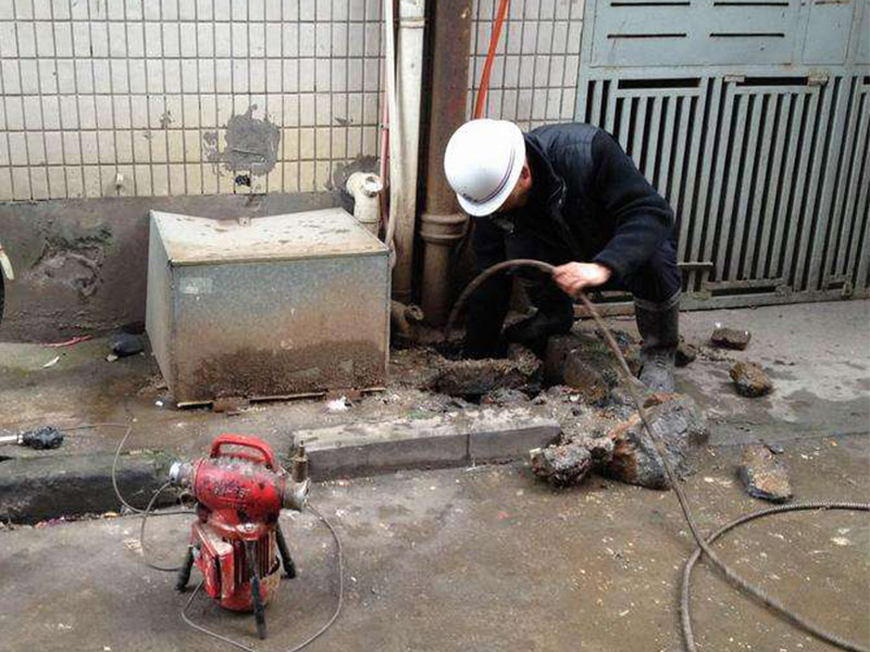 台前疏通下水道-洗菜池疏通